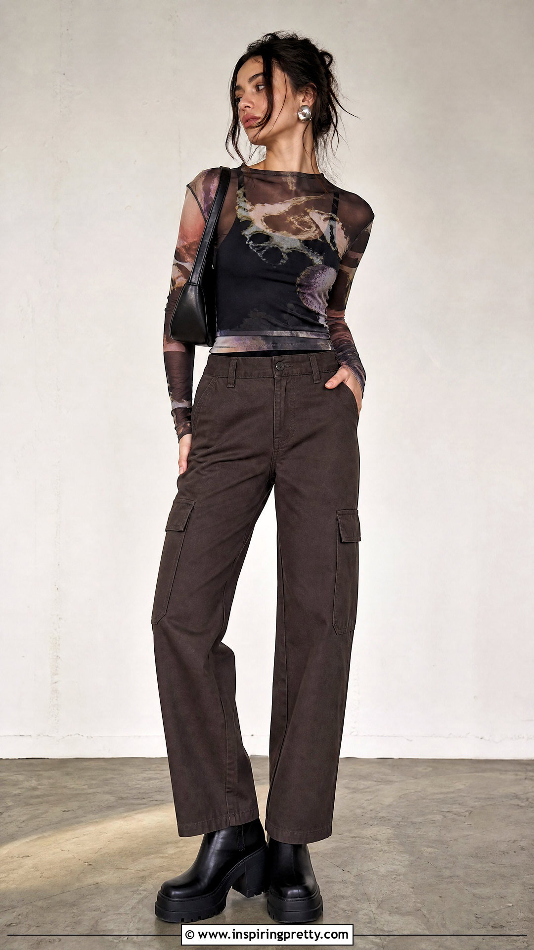Mesh Micro Mini Top Over Fitted Tank - 25 micro mini tops outfit ideas
