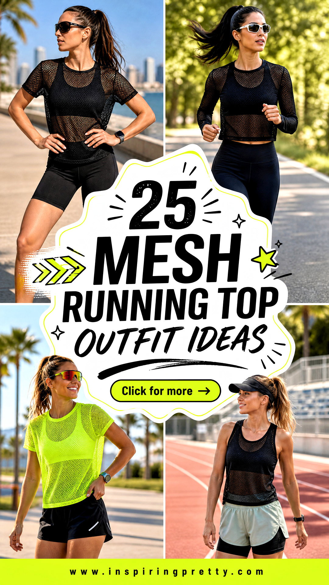 25 Mesh Running Top Outfit Ideas for Cool Sporty Style - 25 Mesh Running Top Outfit Ideas for Cool, Sporty Style