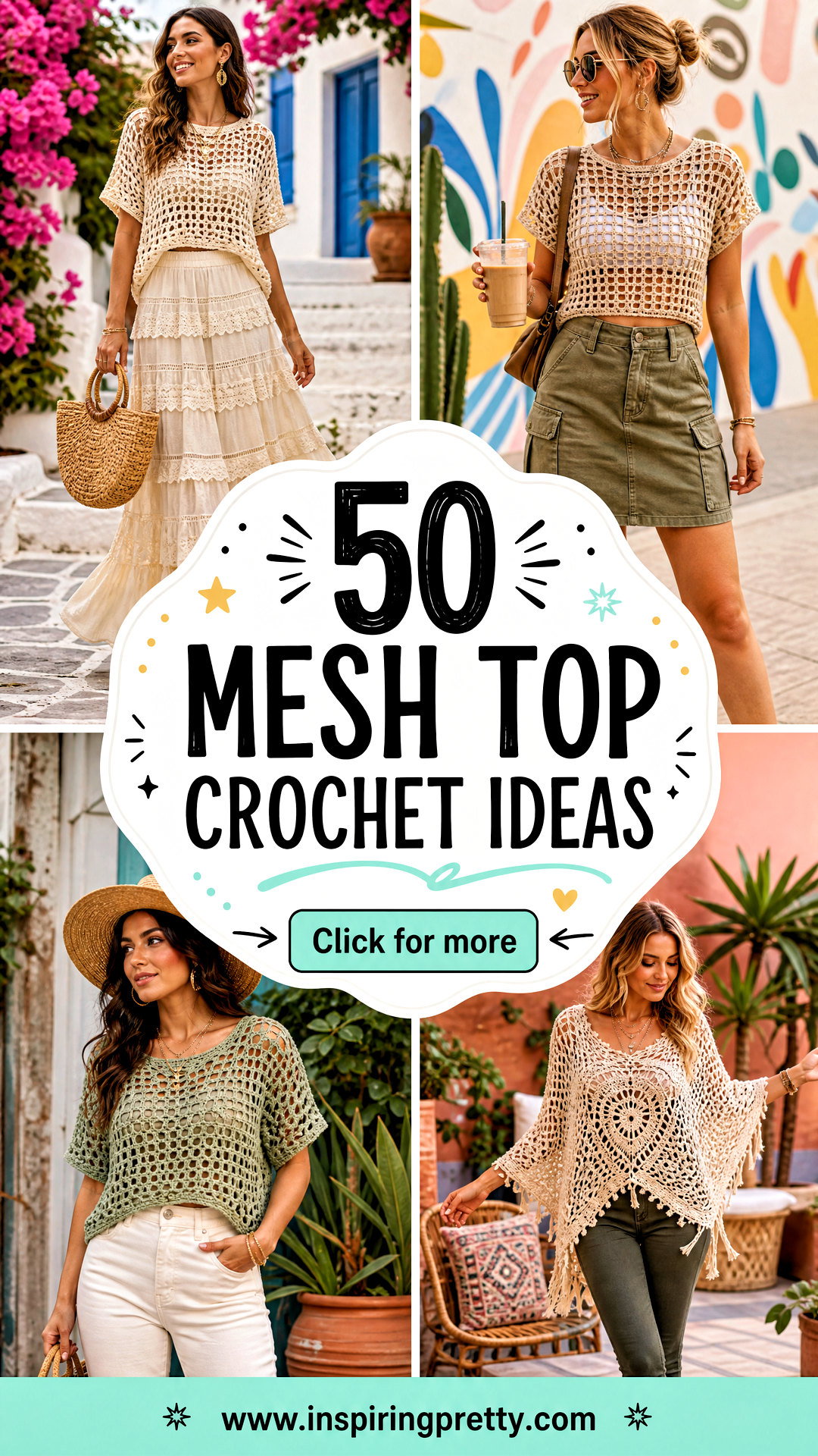 50 Mesh Top Crochet Ideas Stylish Projects for Trendy Makers - 50 Mesh Top Crochet Ideas: Stylish Projects for Trendy Makers