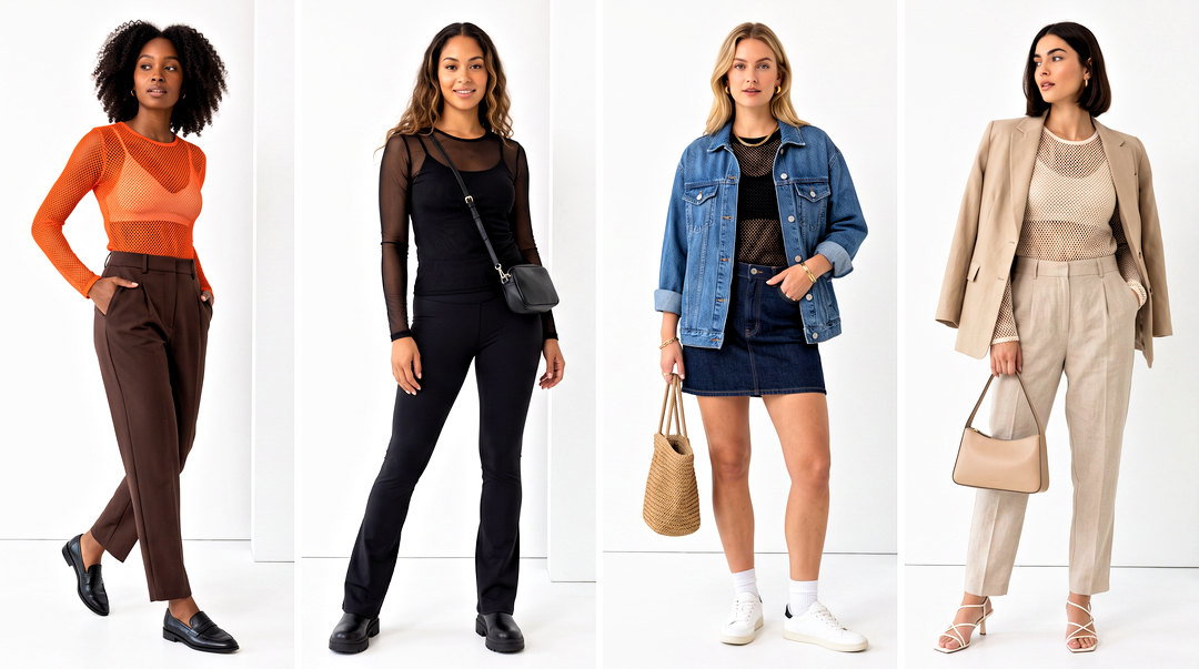 50 Mesh Top Outfit Aesthetic Ideas Trendy Summer Looks