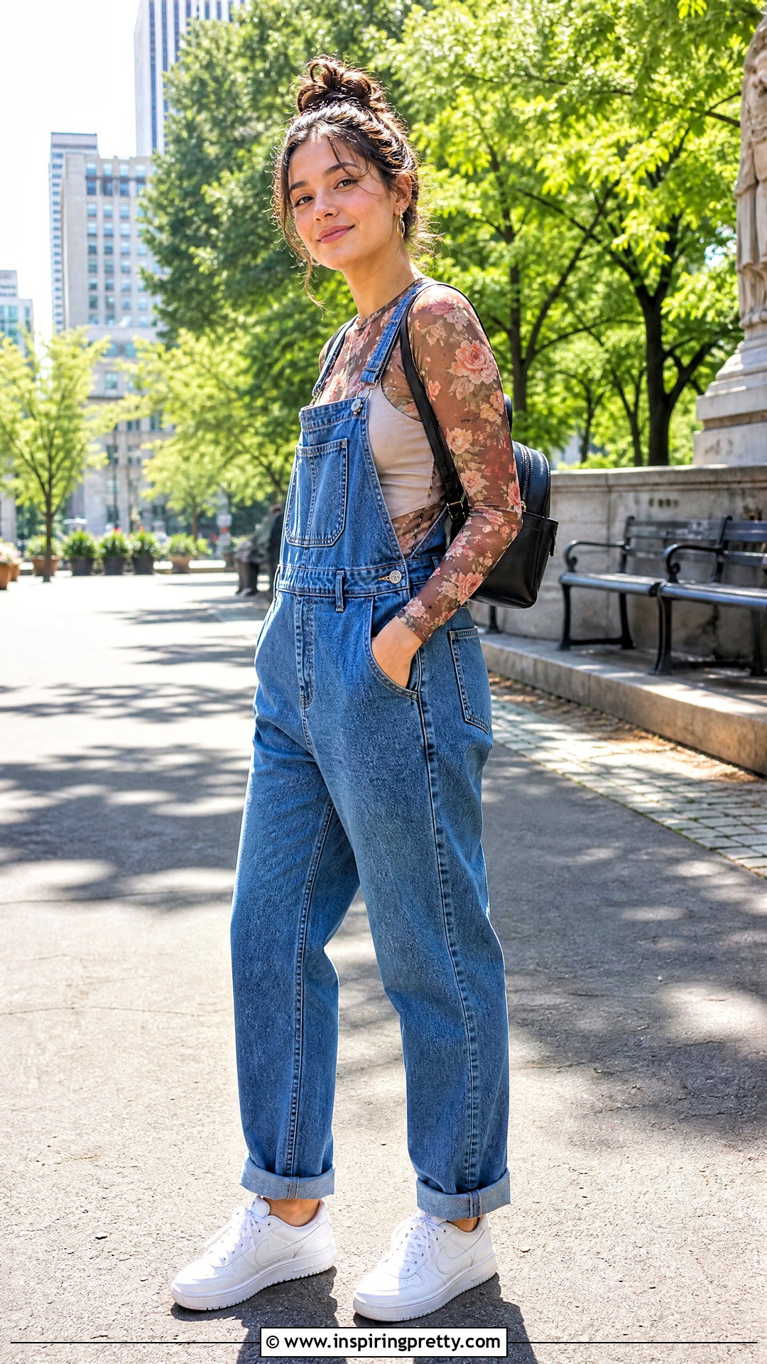 Mesh Top With Overalls - 50 mesh top outfit aesthetic ideas