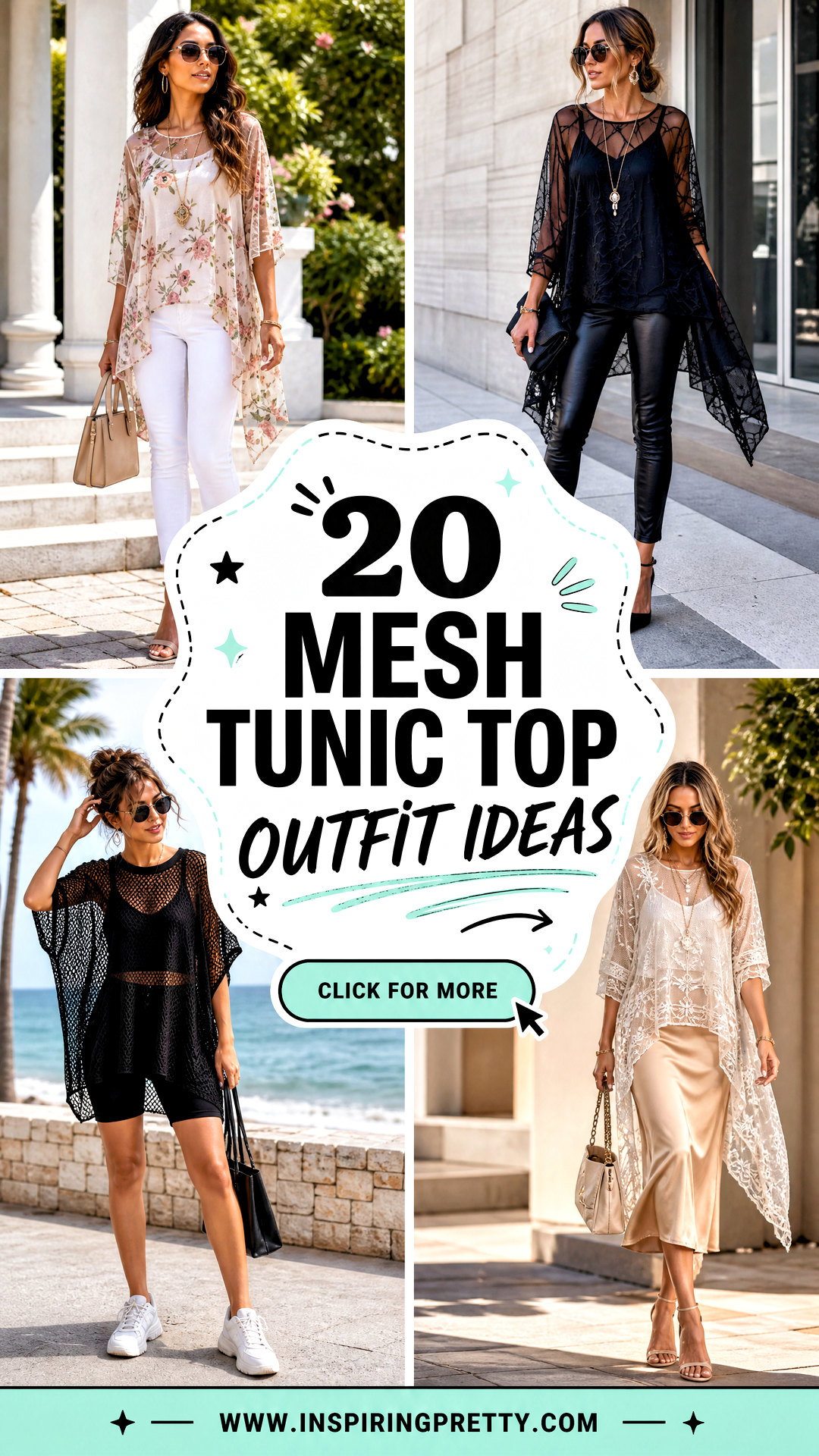 20 Mesh Tunic Top Outfit Ideas for Effortless Layered Looks - 20 Mesh Tunic Top Outfit Ideas for Effortless Layered Looks