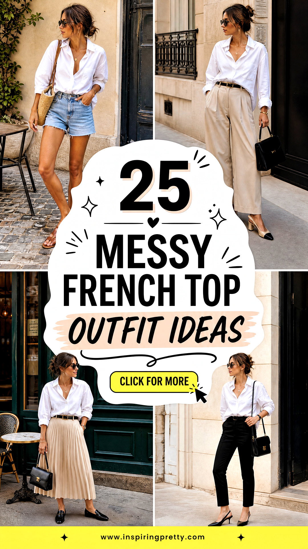 25 Messy French Top Outfit Ideas for Effortless Chic Style - 25 Messy French Top Outfit Ideas for Effortless Chic Style
