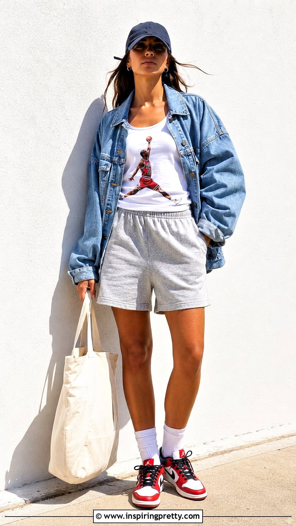 Michael Jordan Tank Top With Sweatshorts - 20 michael jordan tank top outfit ideas