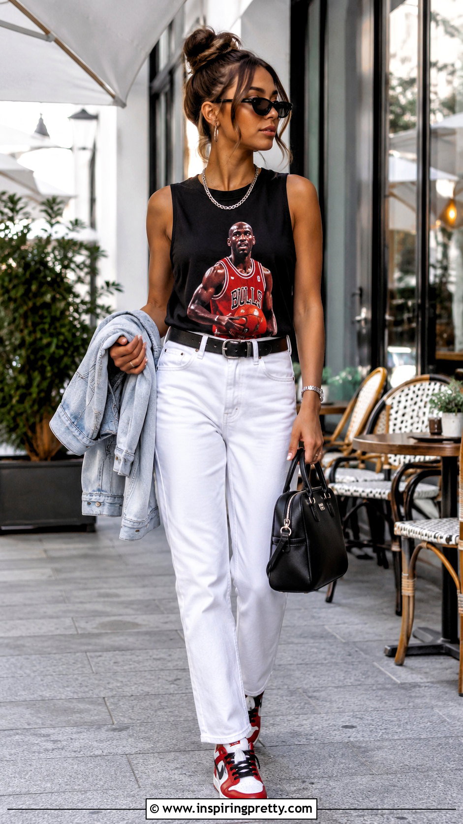 Michael Jordan Tank Top With White Jeans - 20 michael jordan tank top outfit ideas