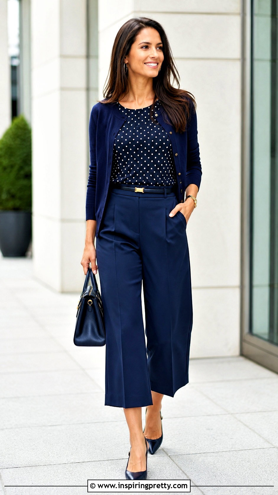 Michael Kors Polka Dot Top With Culottes - 20 michael kors polka dot tops