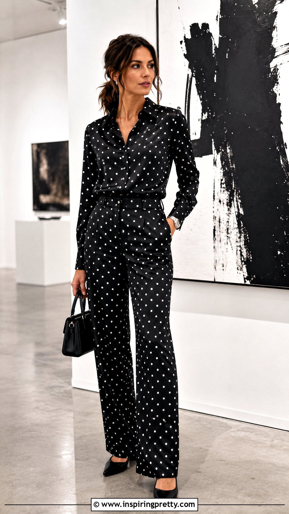 Michael Kors Polka Dot Top With Matching Pants - 20 michael kors polka dot tops