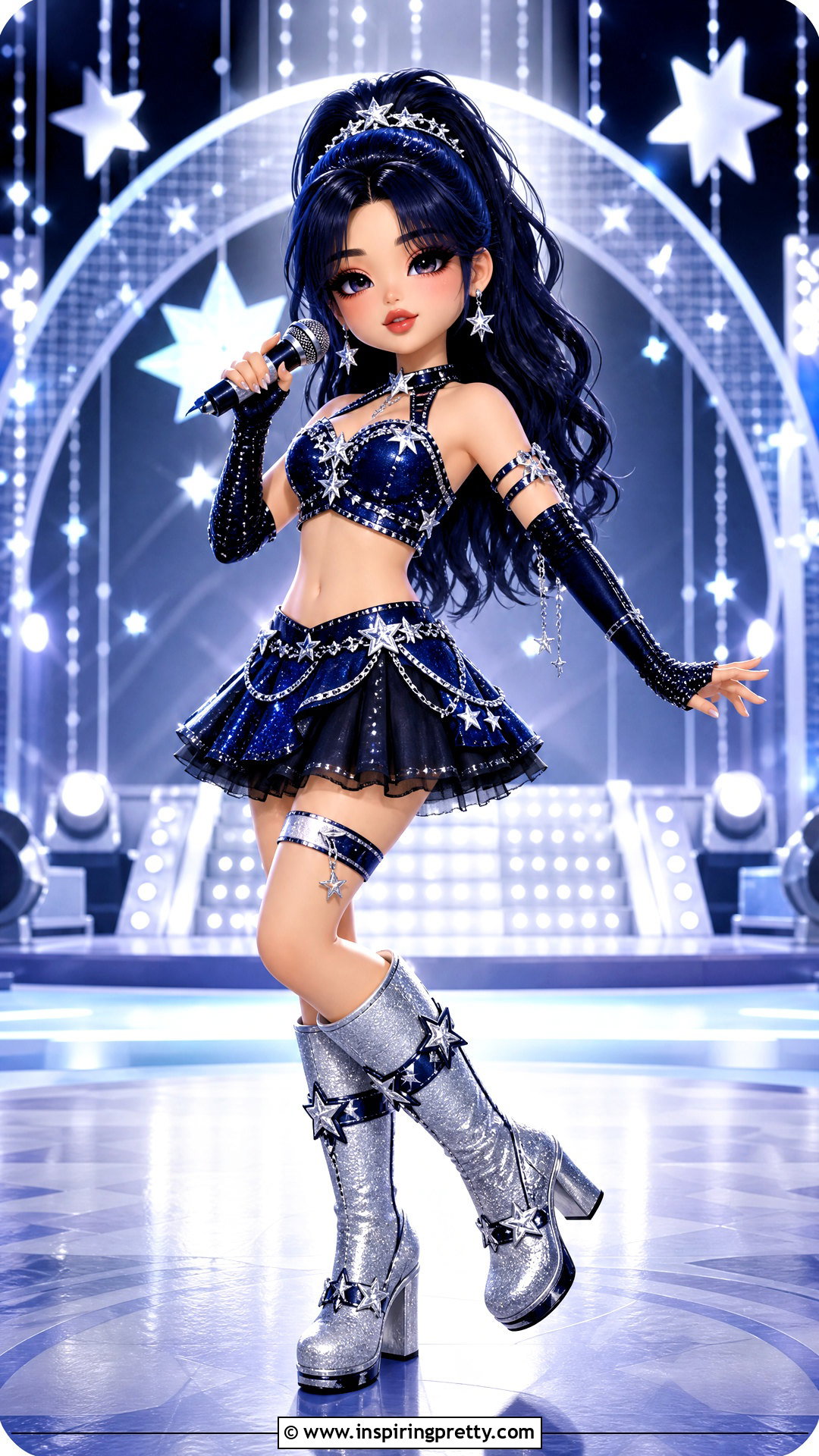 Midnights Strike Popstar Crop Top Outfit - how to make a crop top in royale high (20 ways)