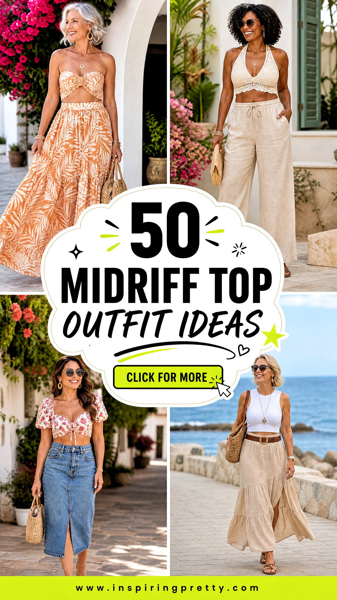 50 Midriff Top Outfit Ideas Flattering Looks for Summer Days - 50 Midriff Top Outfit Ideas: Flattering Looks for Summer Days