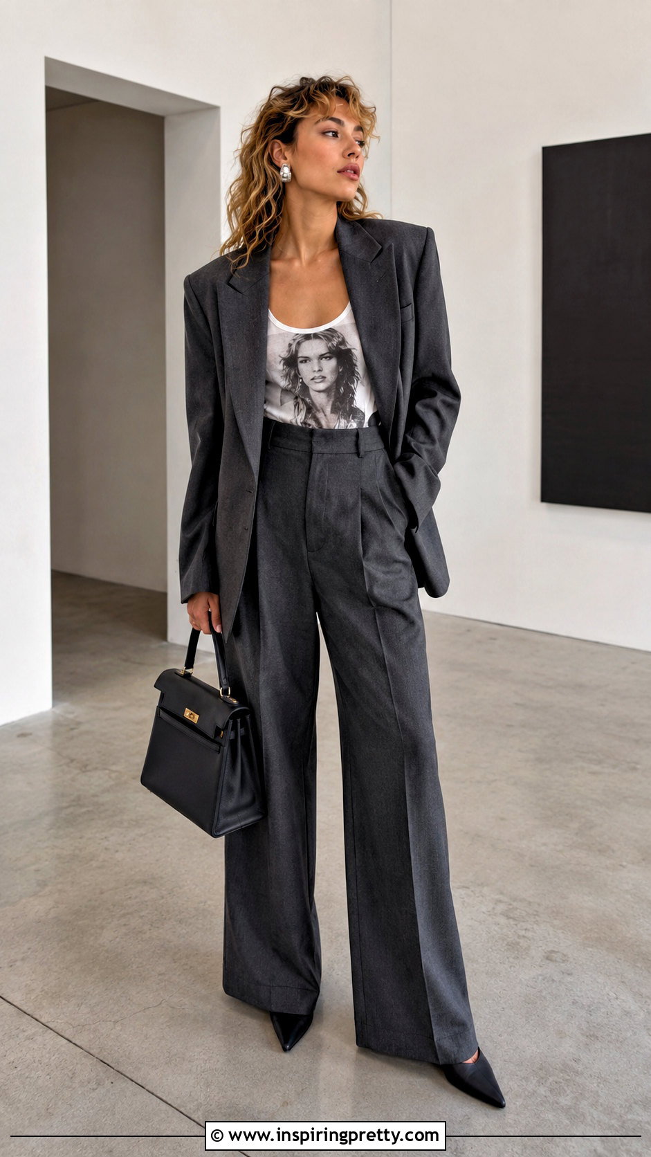 Miley Cyrus Tank Top With Blazer And Trousers - 20 Miley Cyrus Tank Tops