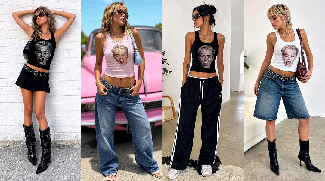 20 Miley Cyrus Tank Tops for Bold Festival-Inspired Looks