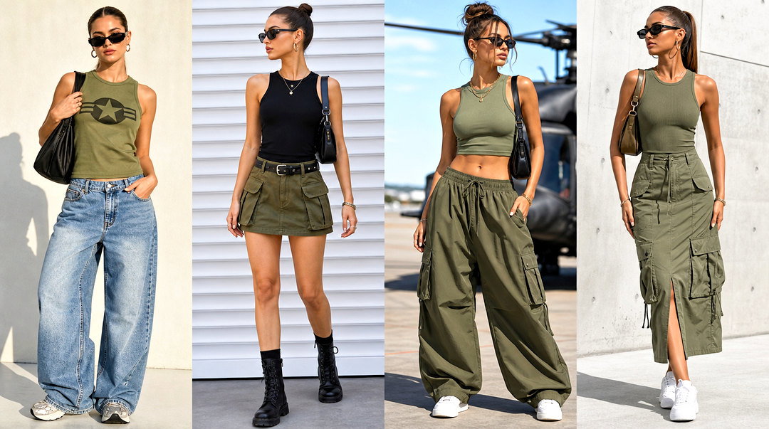 20 Military Tank Tops Outfit Ideas for Rugged Street Style