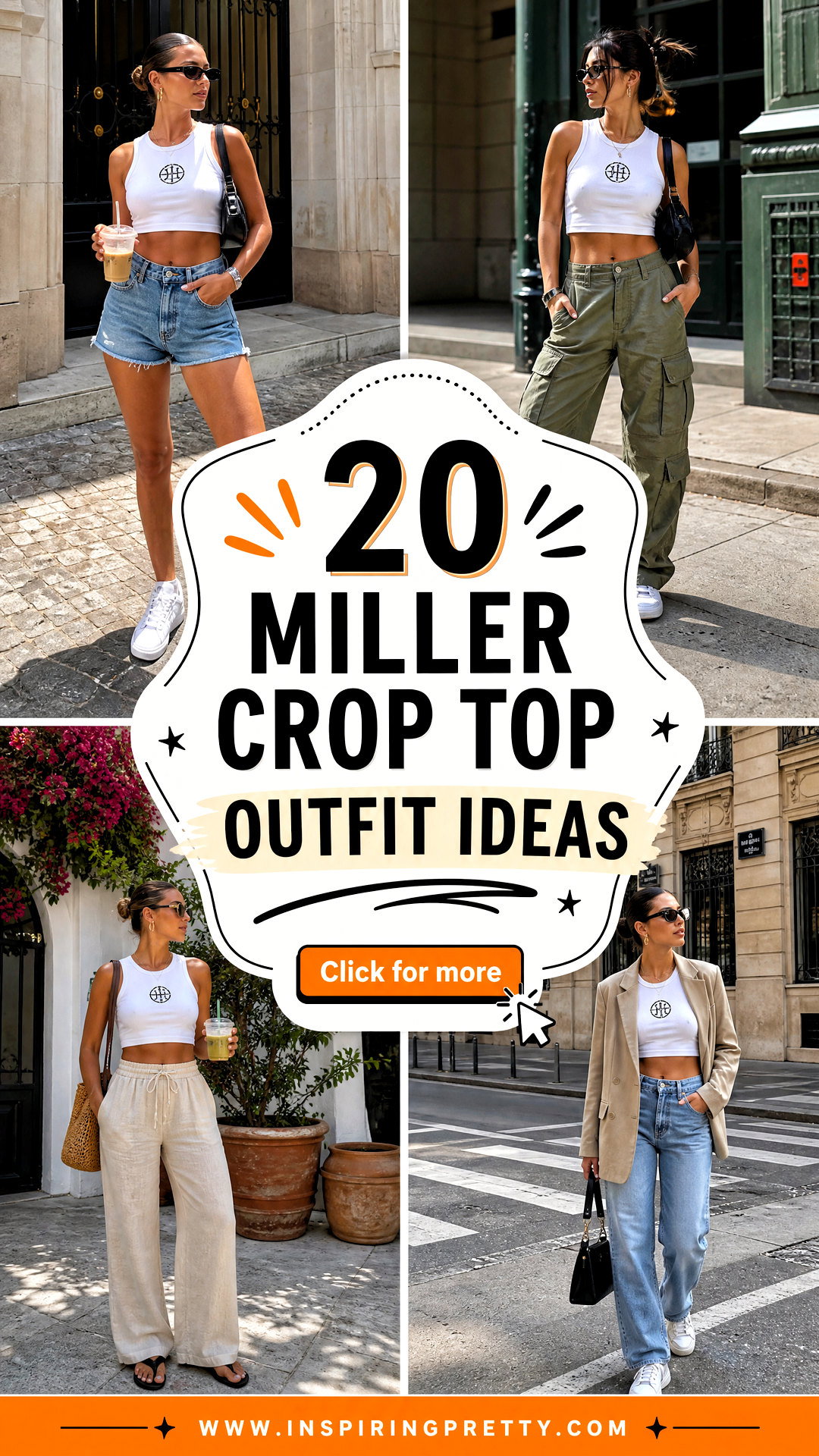 20 Miller Crop Top Outfit Ideas for Casual Street Style - 20 Miller Crop Top Outfit Ideas for Casual Street Style