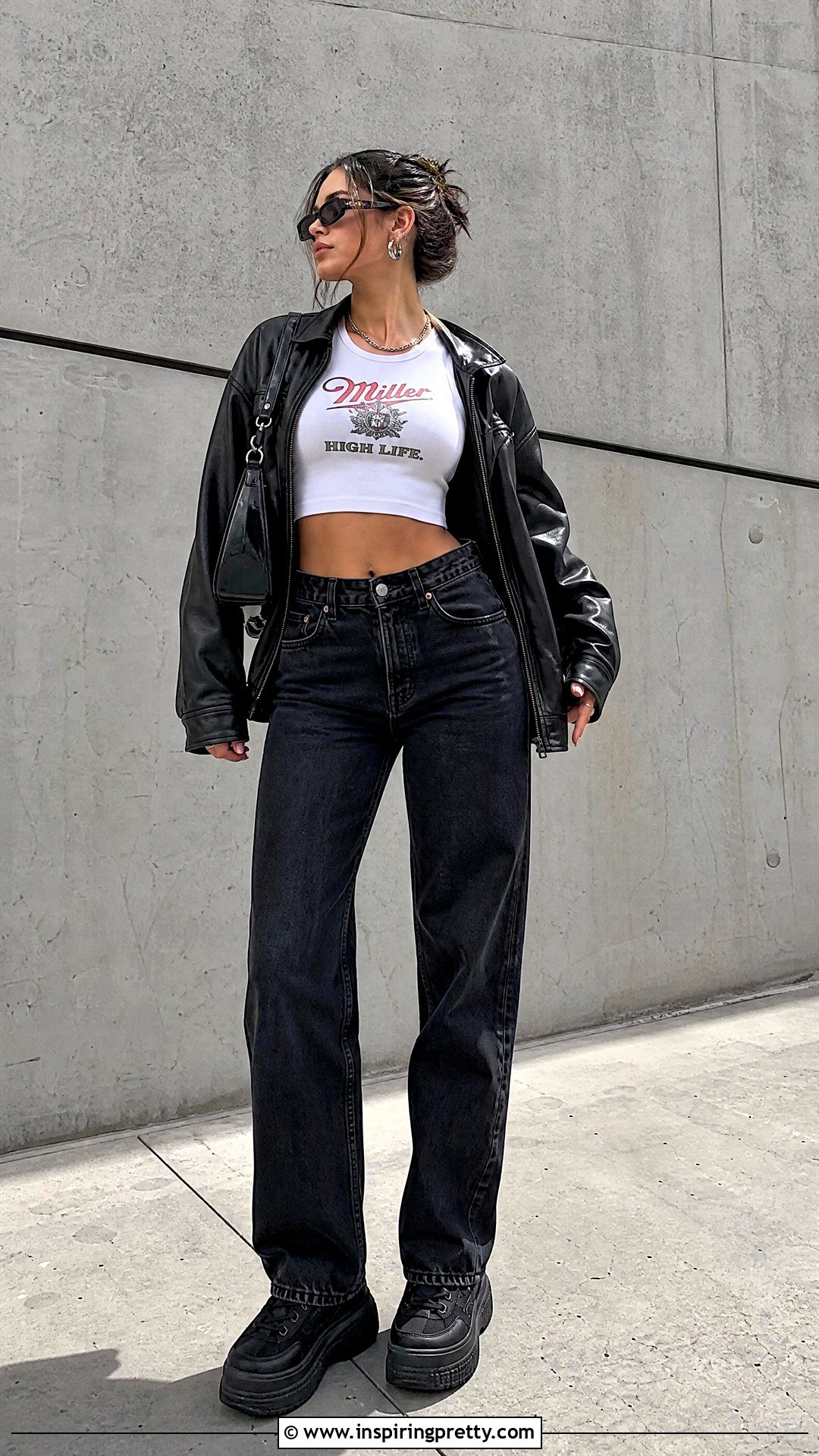 Miller Crop Top With Black Jeans - 20 miller crop top outfit ideas