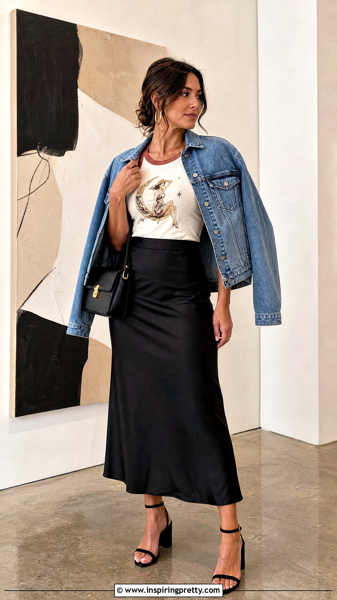 Miller High Life Tank Top With Satin Midi Skirt - 20 Miller High Life Tank Top outfit ideas