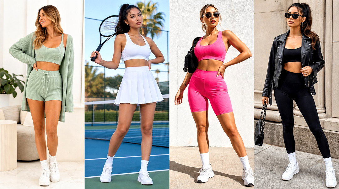 20 Mini Crop Top Bra Outfit Ideas for Confident Styling