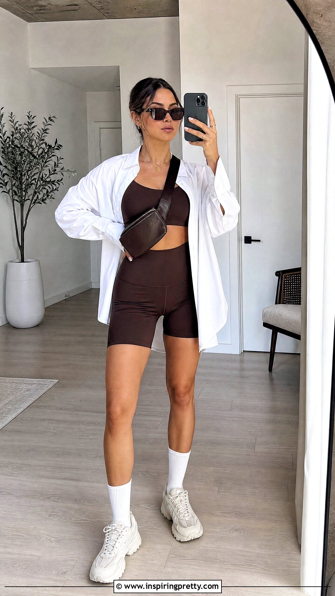 Mini Crop Top Bra With Biker Shorts - 20 Mini Crop Top Bra outfit ideas