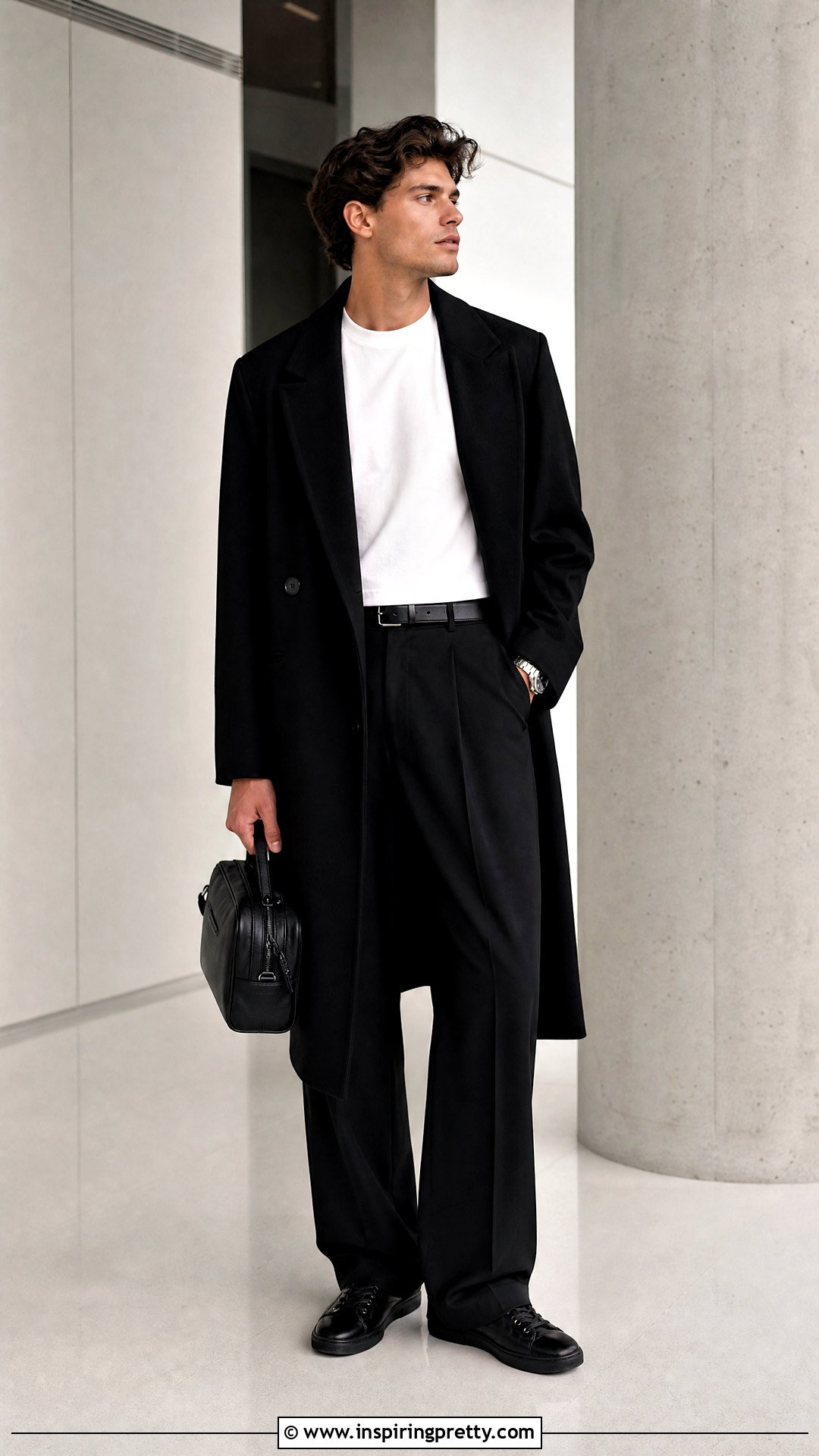 Minimalist Crop Top With Tailored Pants - 50 male crop top outfit ideas