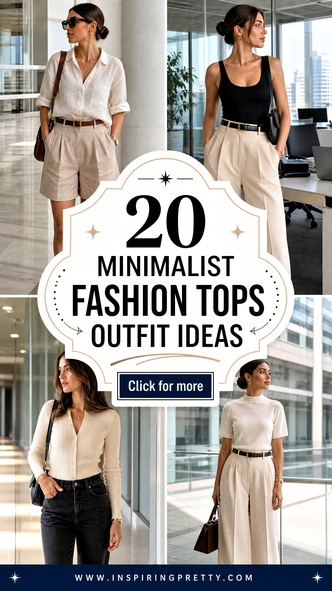20 Minimalist Fashion Tops Outfit Ideas for Modern Workwear - 20 Minimalist Fashion Tops Outfit Ideas for Modern Workwear