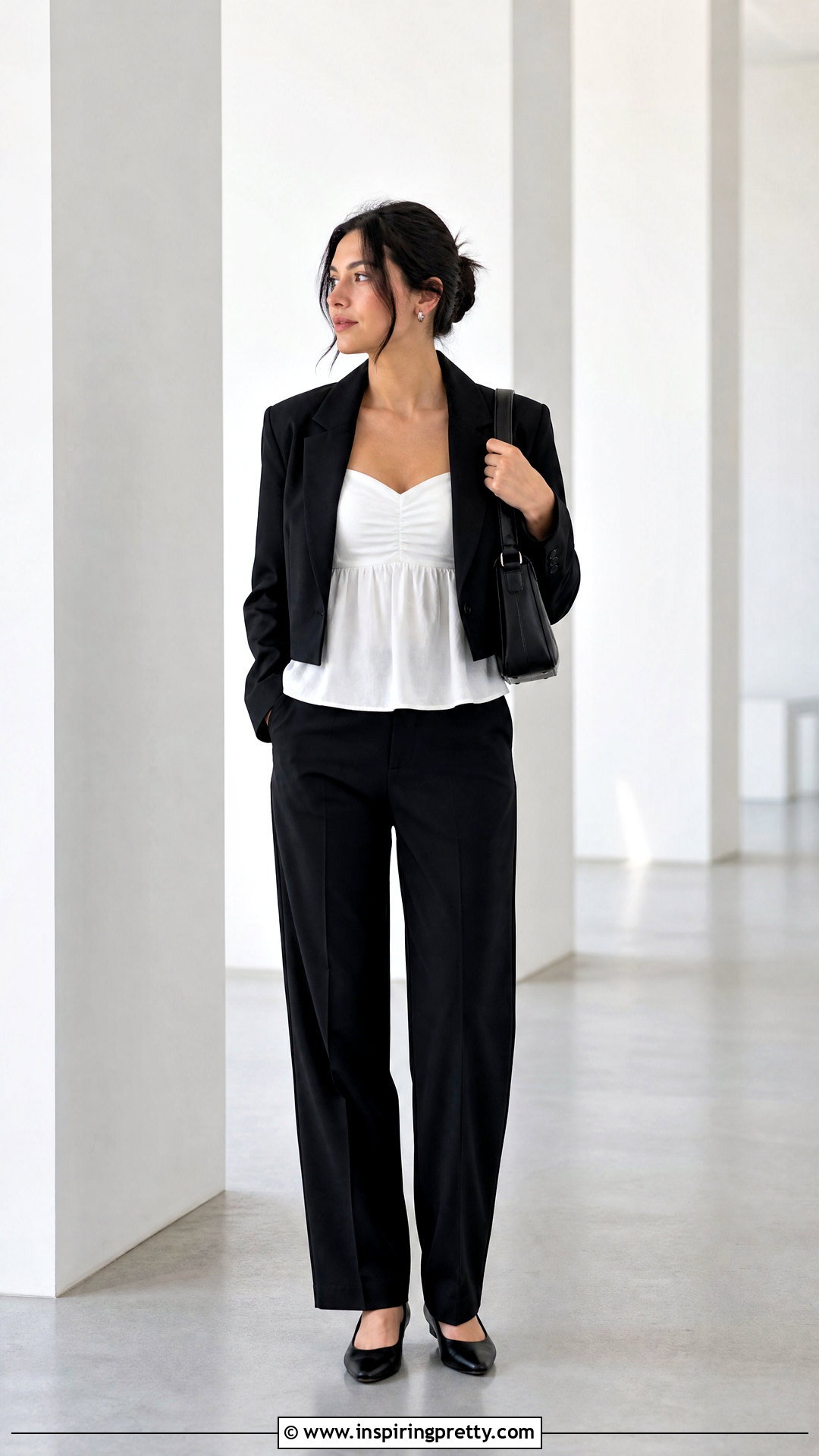 Minimalist Hollister Babydoll Top With Black Pants - 50 hollister babydoll top outfit ideas