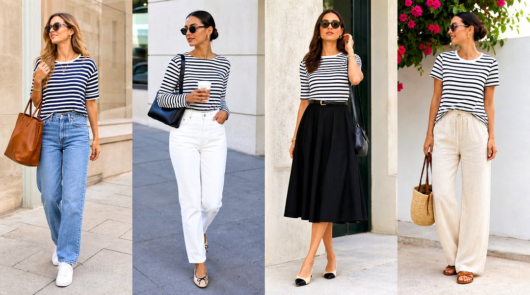 20 Minimalist Striped Top Outfit Ideas for Polished Style