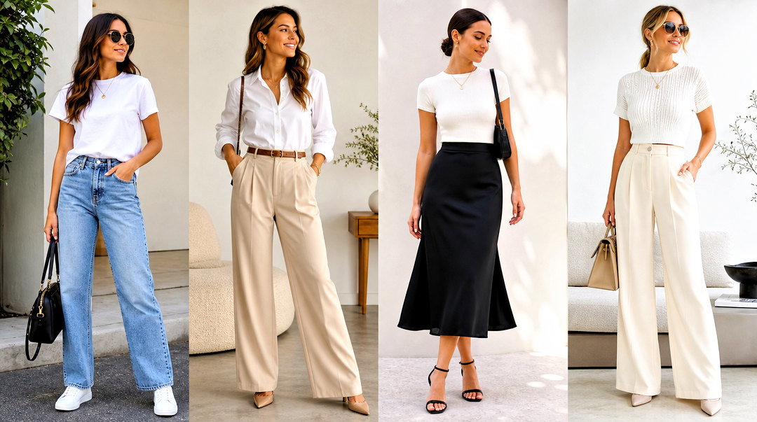 20 Minimalist White Top Outfit Ideas for Timeless Style