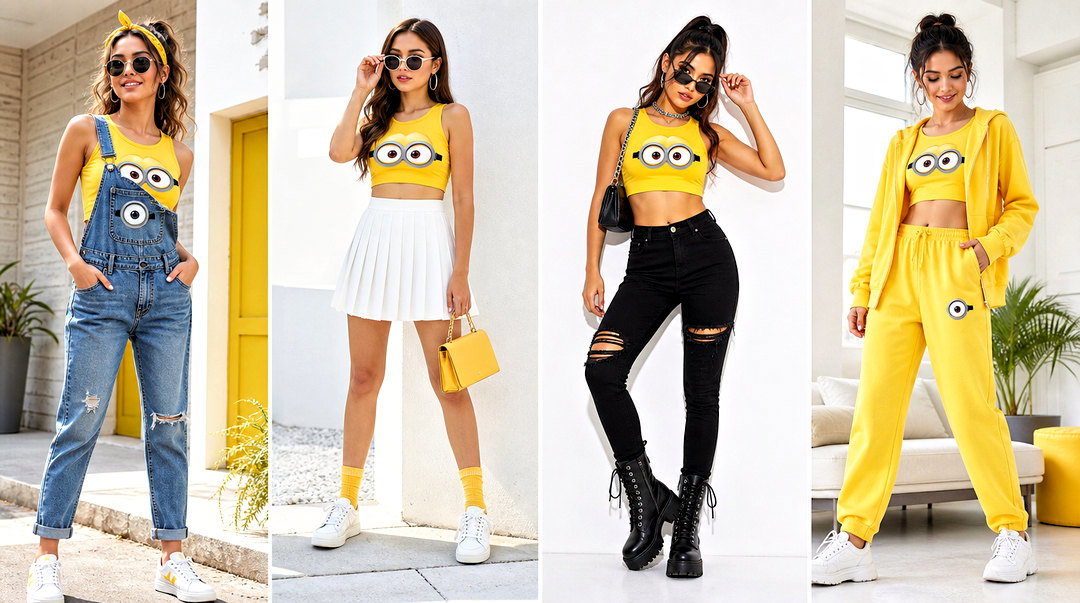 20 Minion Crop Top Outfit Ideas for Cute Playful Party Looks