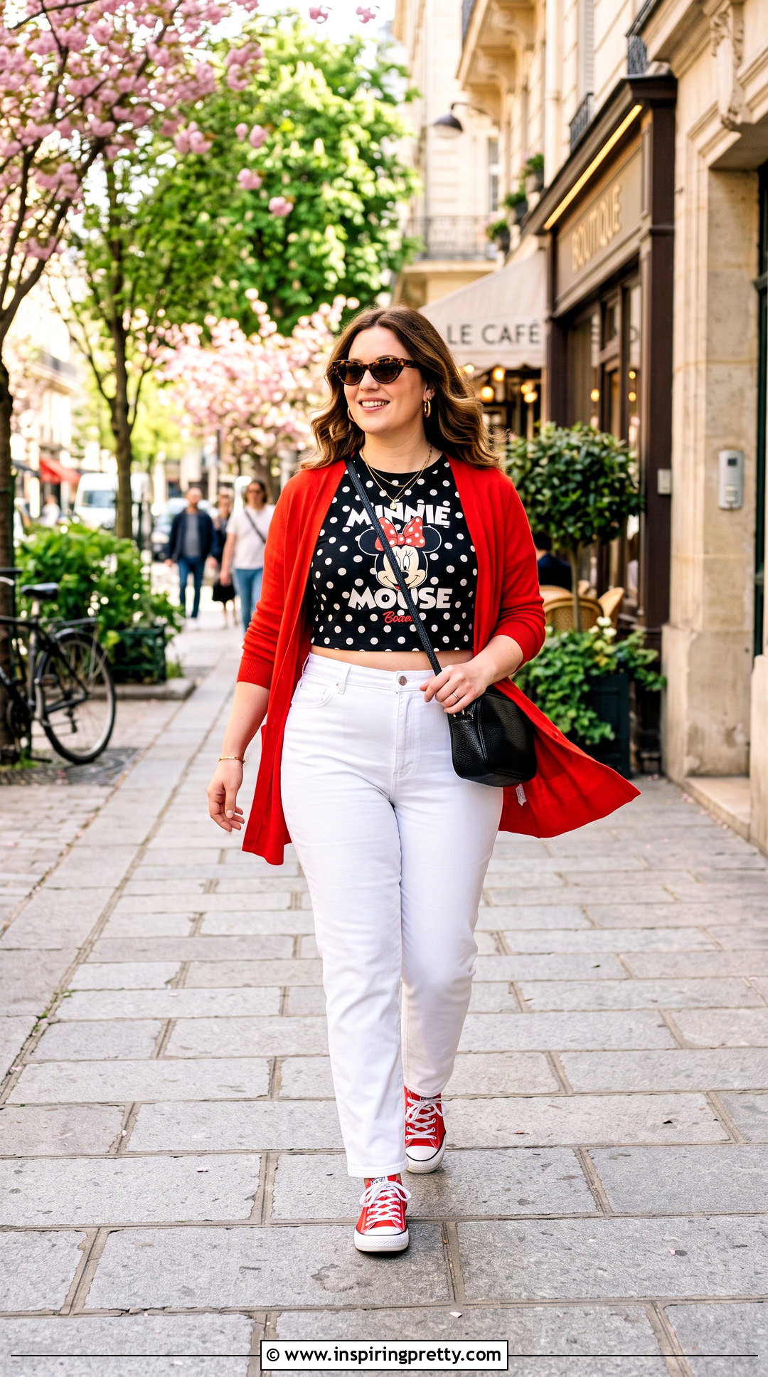 Minnie Mouse Crop Top With White Jeans - 25 Minnie Mouse Crop Top outfit ideas