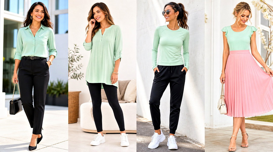 50 Mint Green Top Outfit Ideas: Fresh Color Pairings for Spring