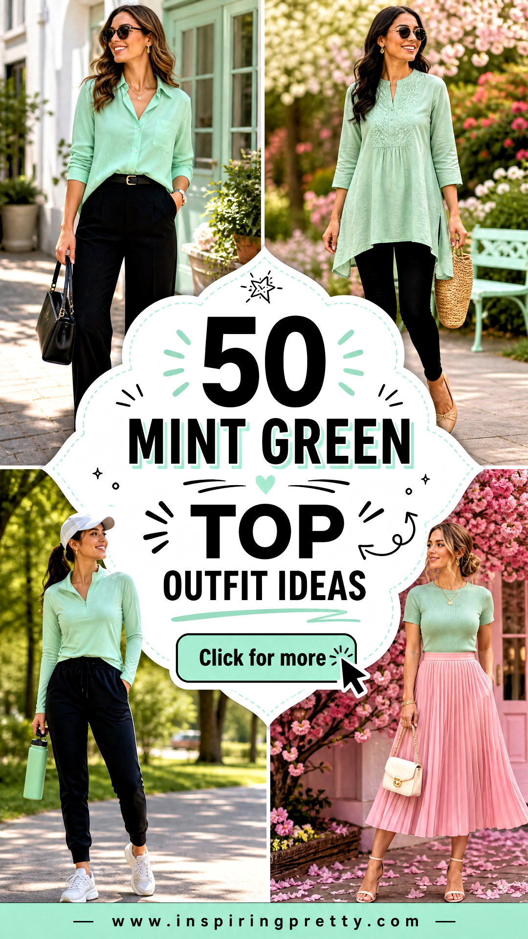50 Mint Green Top Outfit Ideas Fresh Color Pairings for Spring - 50 Mint Green Top Outfit Ideas: Fresh Color Pairings for Spring