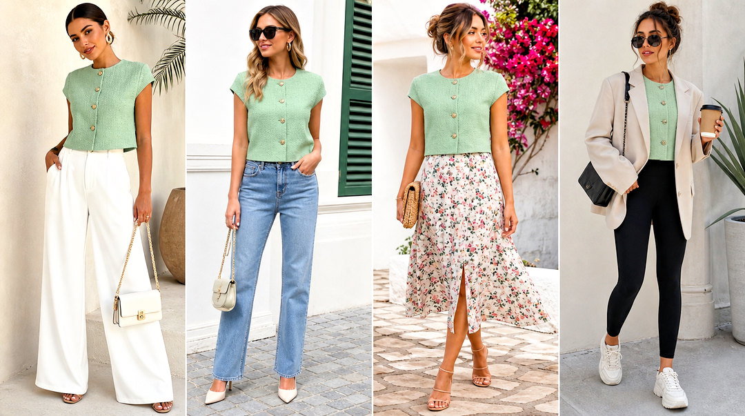 20 Mint Green Top Zara Outfit Ideas for Fresh Spring Style