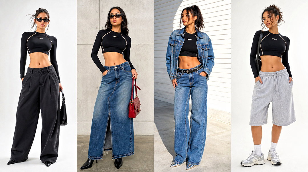 20 Misbhv Crop Top Outfit Ideas for Edgy Downtown Style