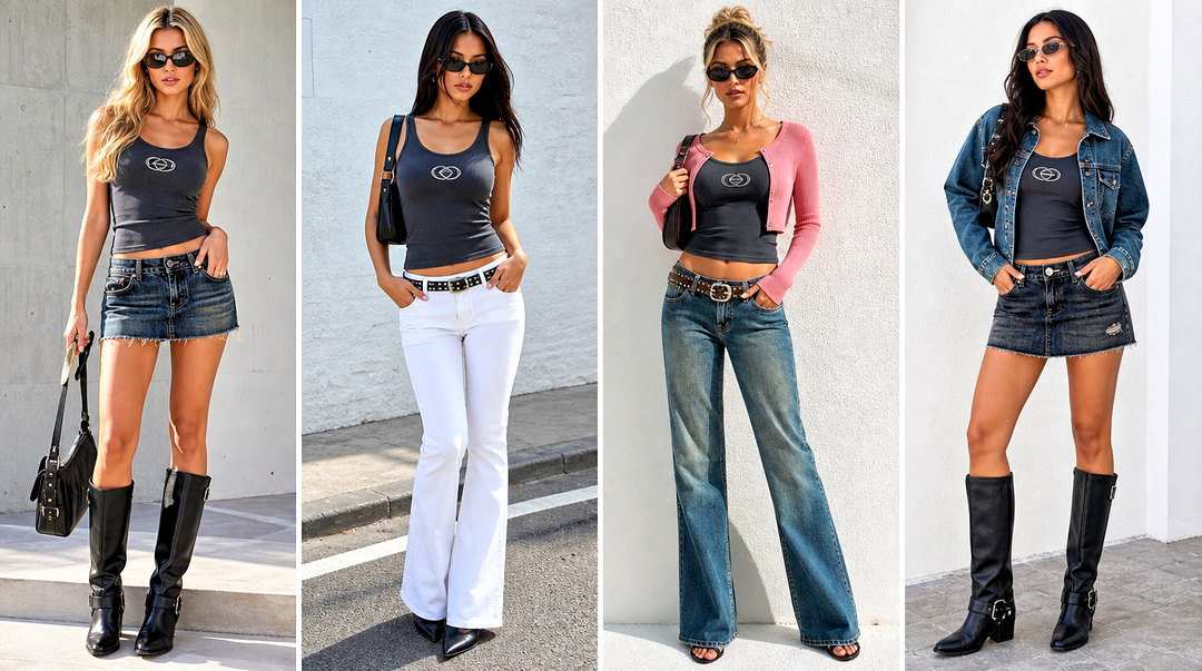 25 Miss Sixty Tank Top Outfit Ideas for Effortless Y2K Style