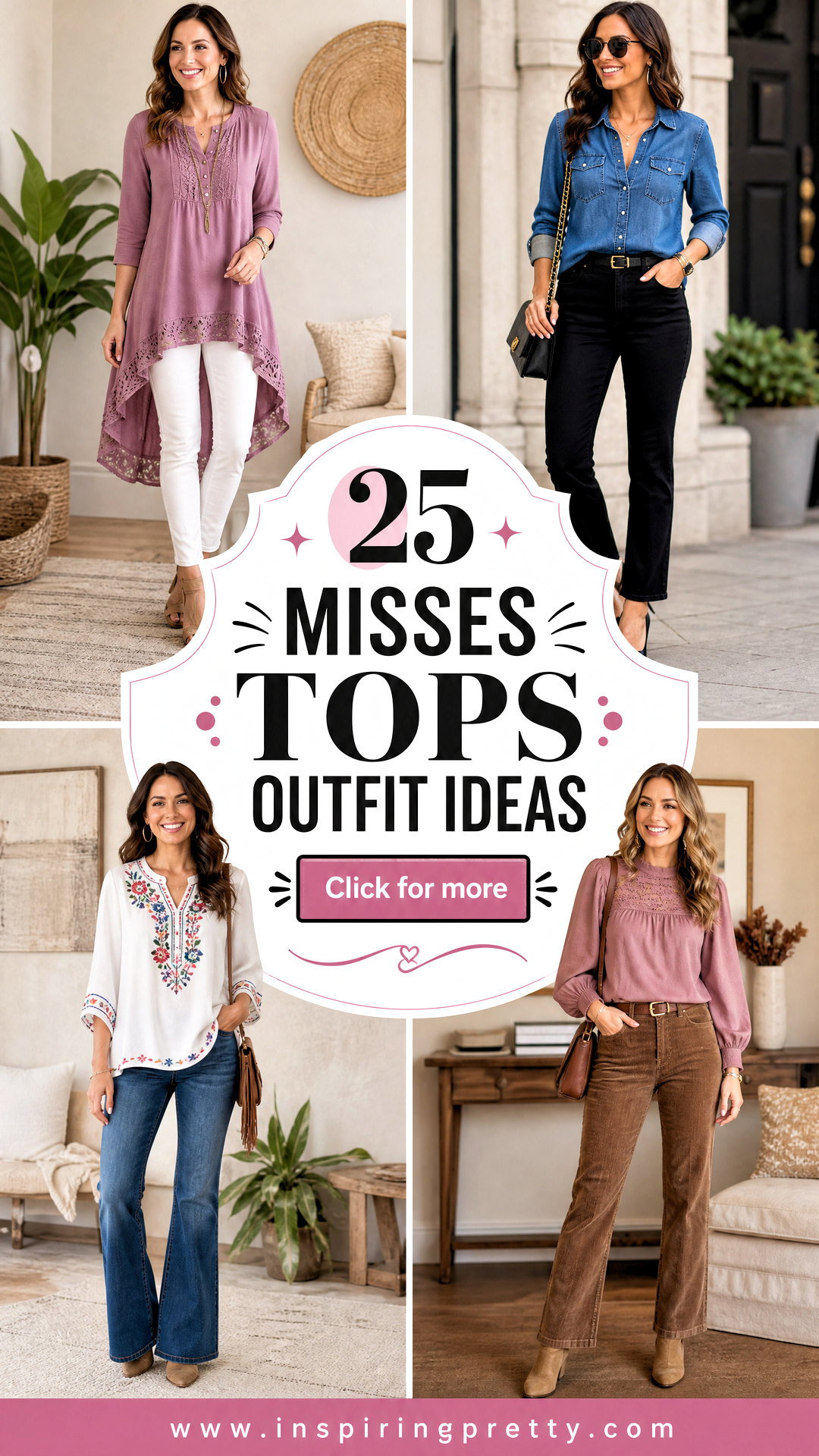 25 Misses Tops Outfit Ideas for Polished Everyday Style - 25 Misses Tops Outfit Ideas for Polished Everyday Style