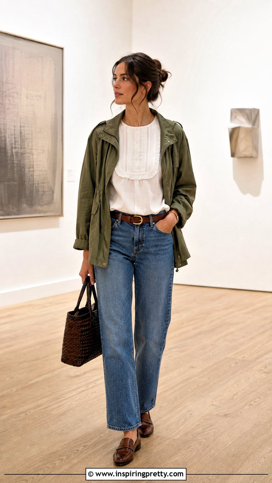 Miu Miu Bib Top With Straight Leg Jeans - 50 miu miu top outfit ideas