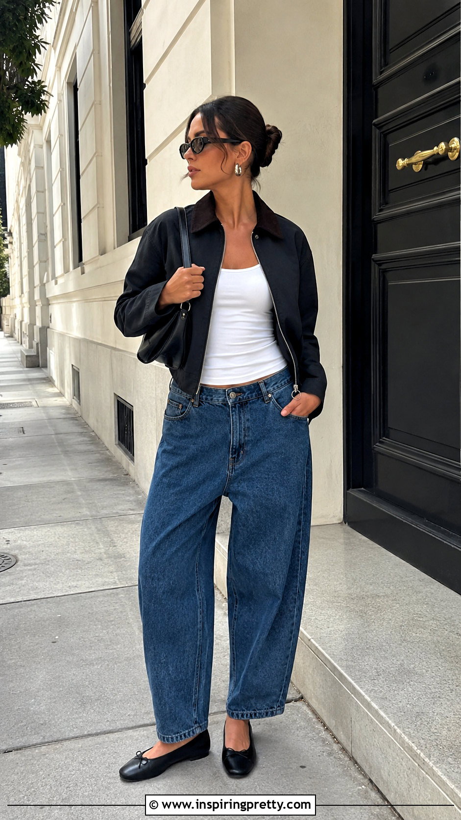 Miu Miu Tank Top With Barrel Jeans - 50 miu miu tank top outfit ideas