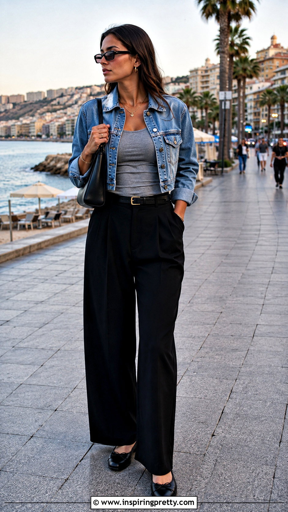 Miu Miu Tank Top With Denim Jacket - 50 miu miu tank top outfit ideas