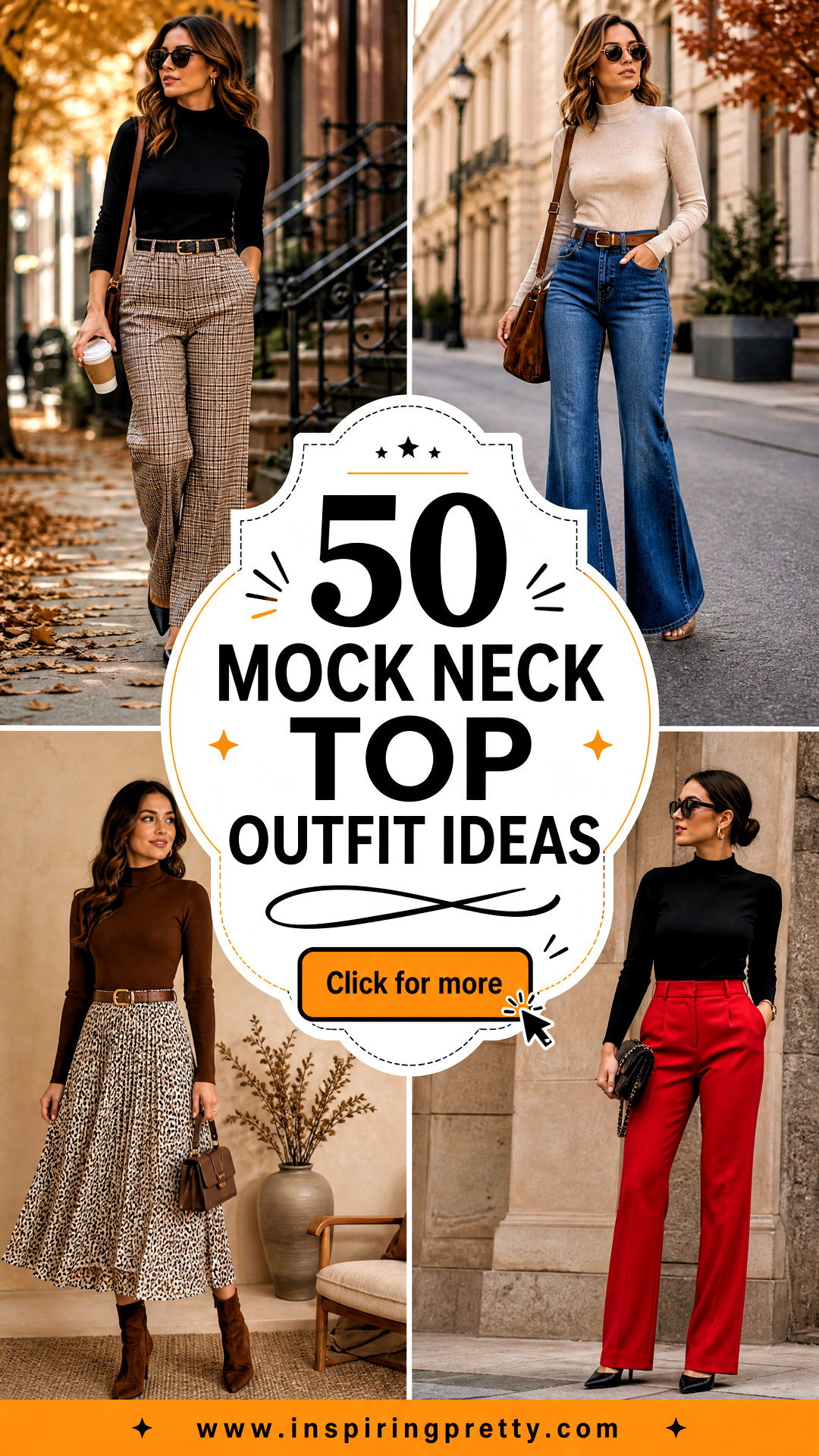 50 Mock Neck Top Outfit Ideas Sleek Layering Looks for Fall - 50 Mock Neck Top Outfit Ideas: Sleek Layering Looks for Fall