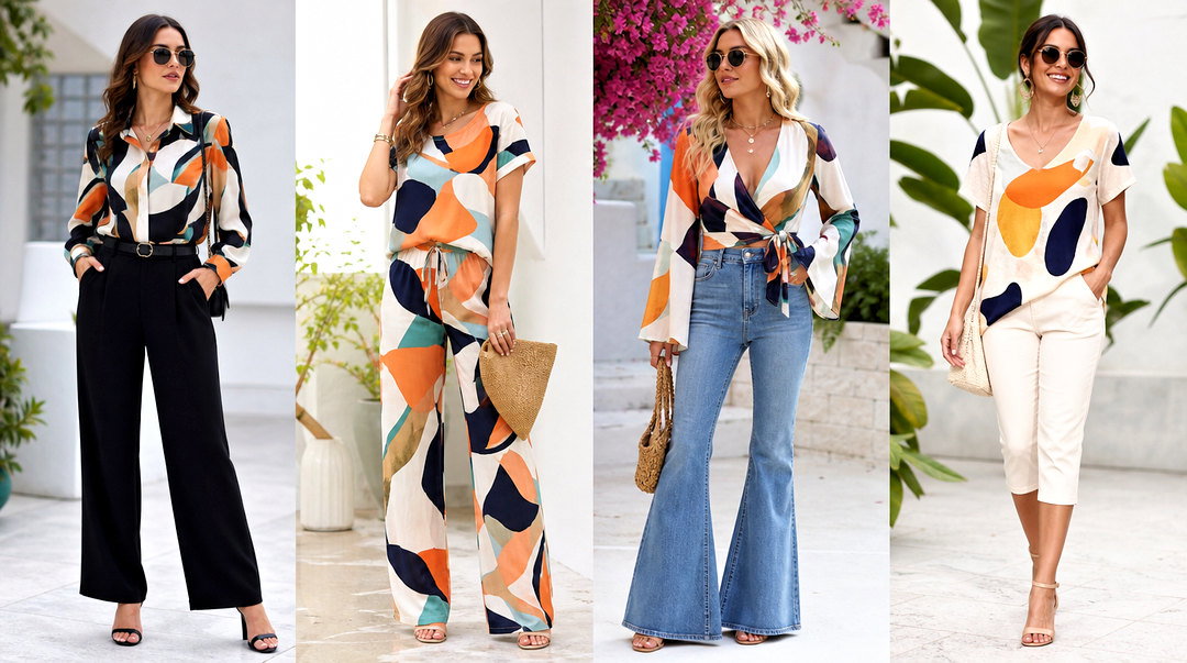 20 Modern Abstract Fashion Top Outfit Ideas for Chic Looks