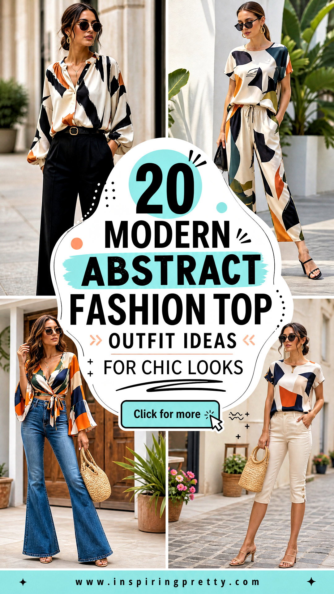 20 Modern Abstract Fashion Top Outfit Ideas for Chic Looks - 20 Modern Abstract Fashion Top Outfit Ideas for Chic Looks