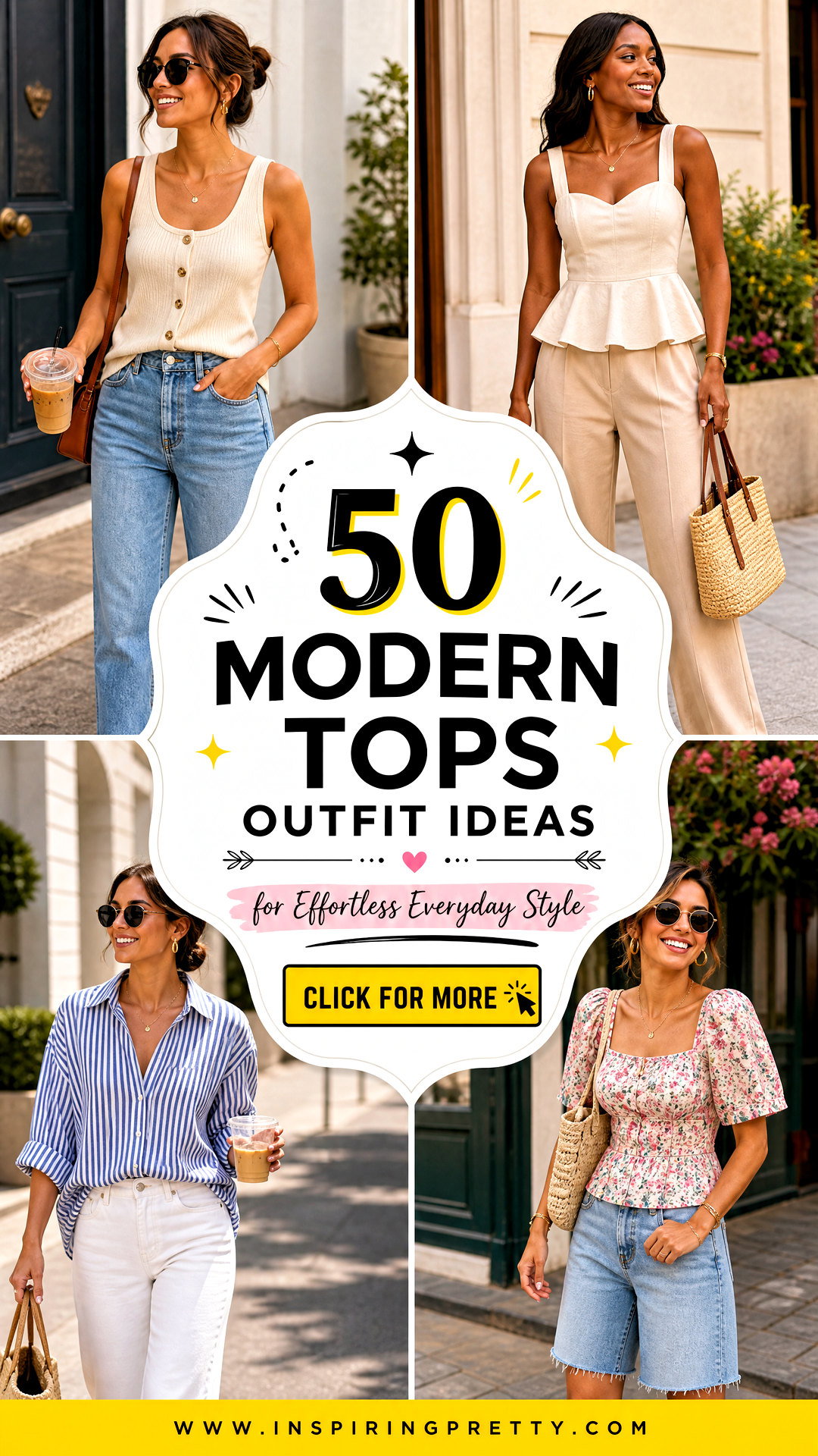 50 Modern Tops Outfit Ideas for Effortless Everyday Style - 50 Modern Tops Outfit Ideas for Effortless Everyday Style