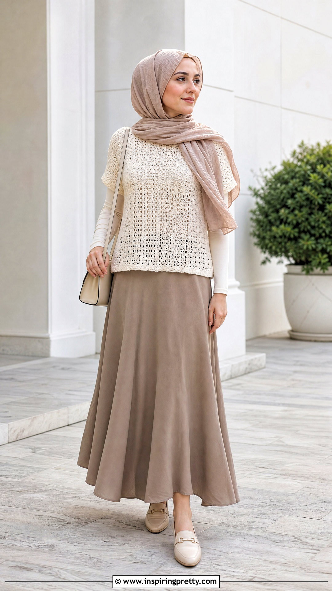 Modest Crochet Top With Maxi Skirt - 50 top au crochet ideas