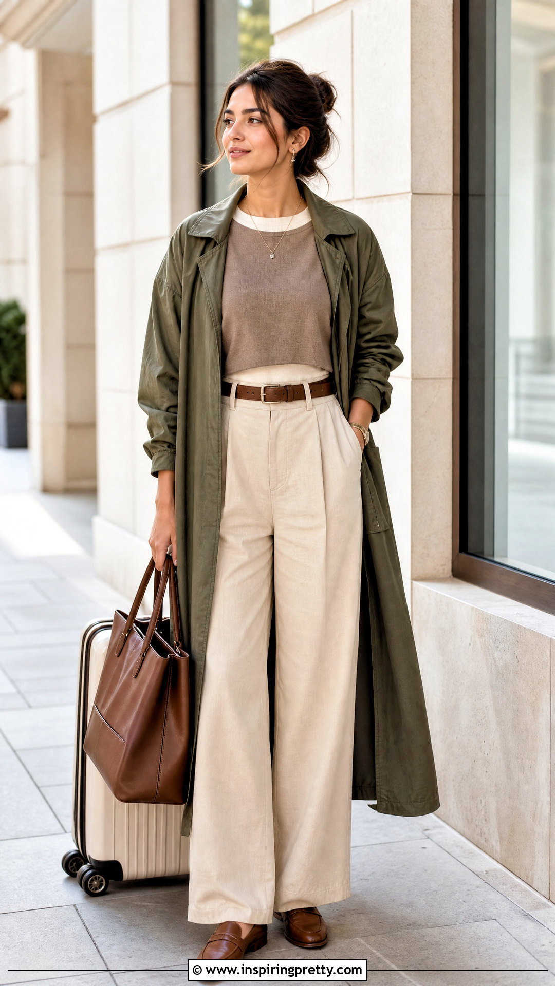 Modest Crop Top And Long Jacket Outfit - 50 crop top jacket outfit ideas