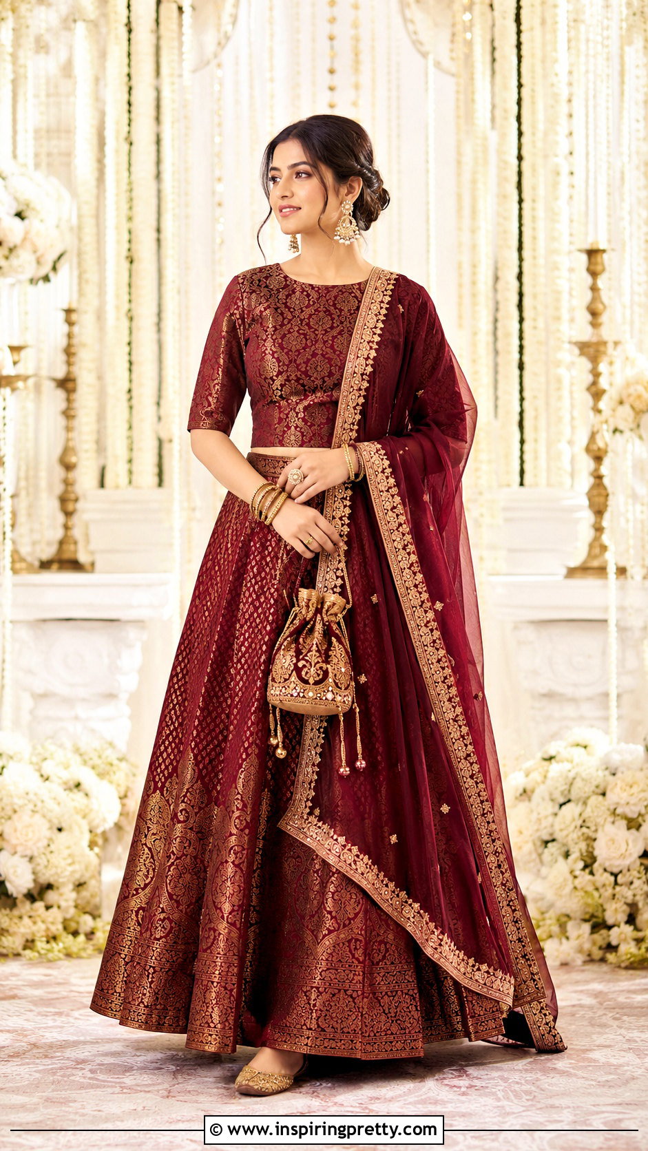 Modest Crop Top And Skirt For Indian Wedding - 50 skirt and crop top indian weddings