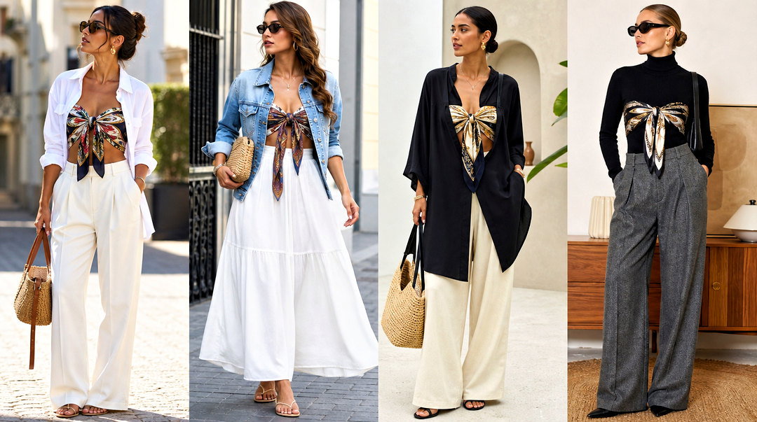 25 Modest Scarf Top Outfit Ideas for Elegant Everyday Style