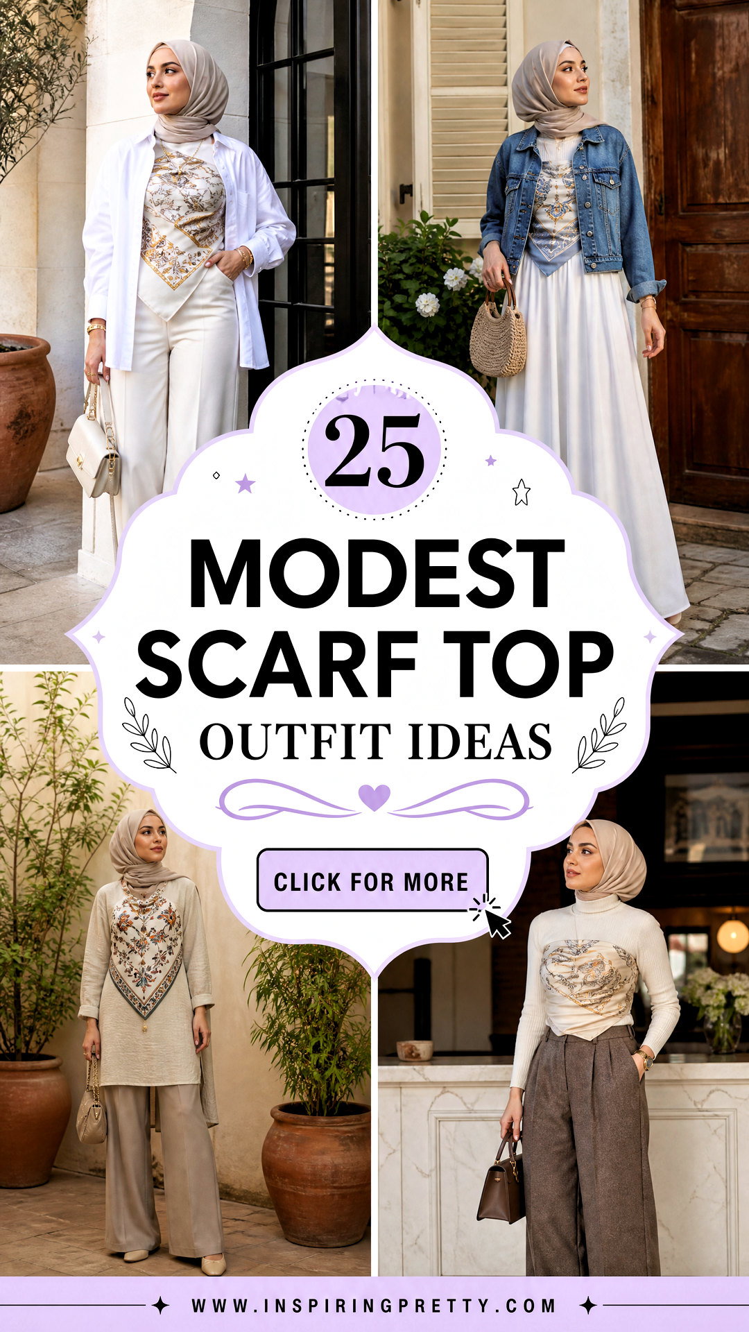 25 Modest Scarf Top Outfit Ideas for Elegant Everyday Style - 25 Modest Scarf Top Outfit Ideas for Elegant Everyday Style