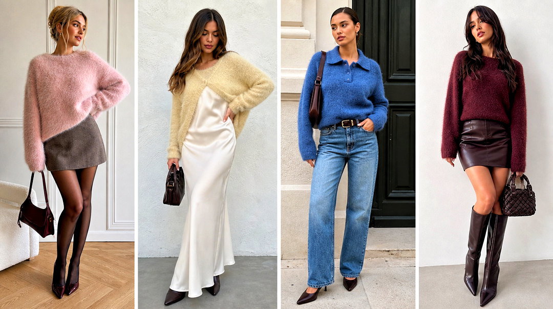50 Mohair Top Outfit Ideas for Cozy, Elevated Winter Style