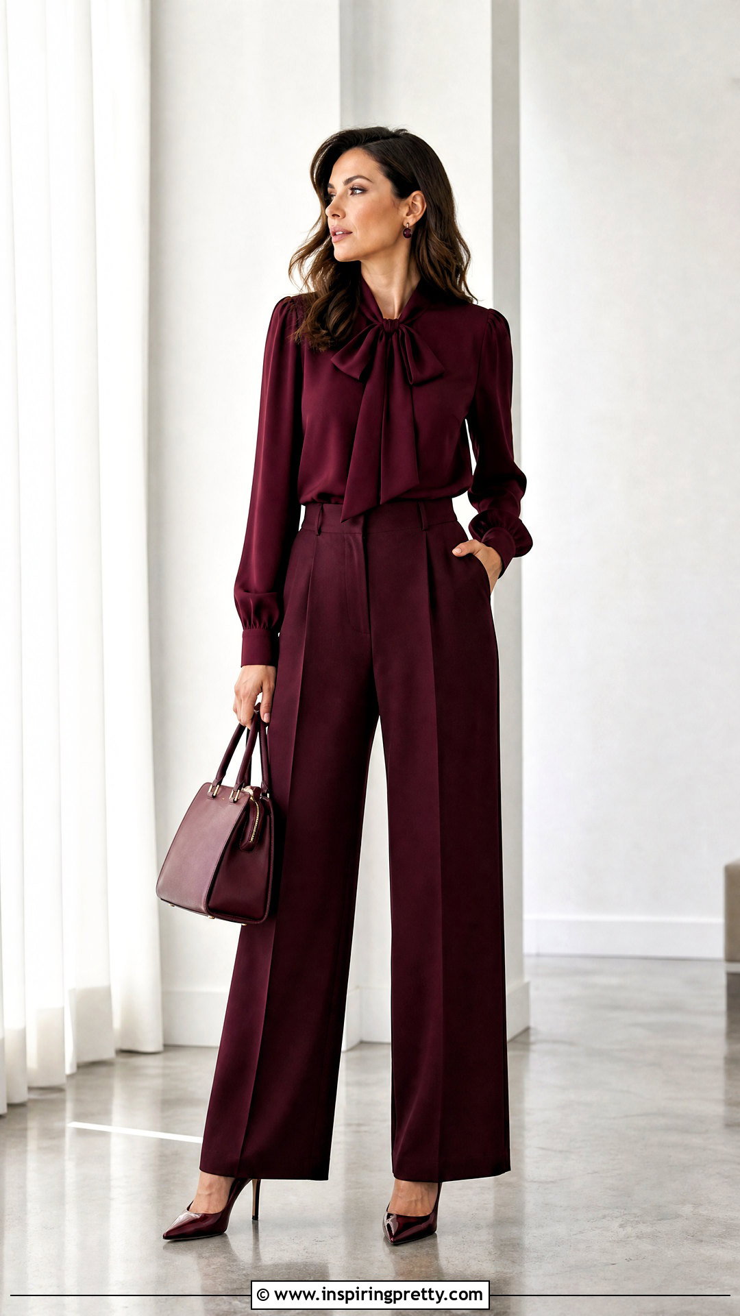 Monochrome Bow Tie Top Outfit - 20 Simple Bow Tie Top outfit ideas