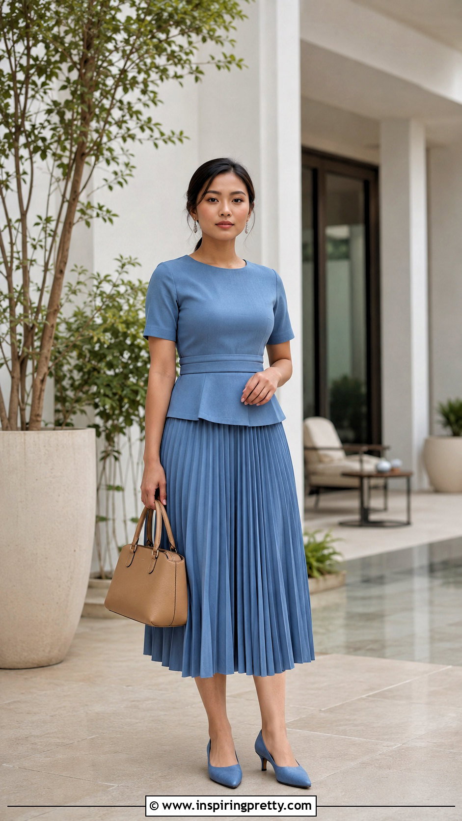 Monochrome Mizo Sunday Top With Matching Skirt - 50 Mizo Sunday Tops outfit ideas