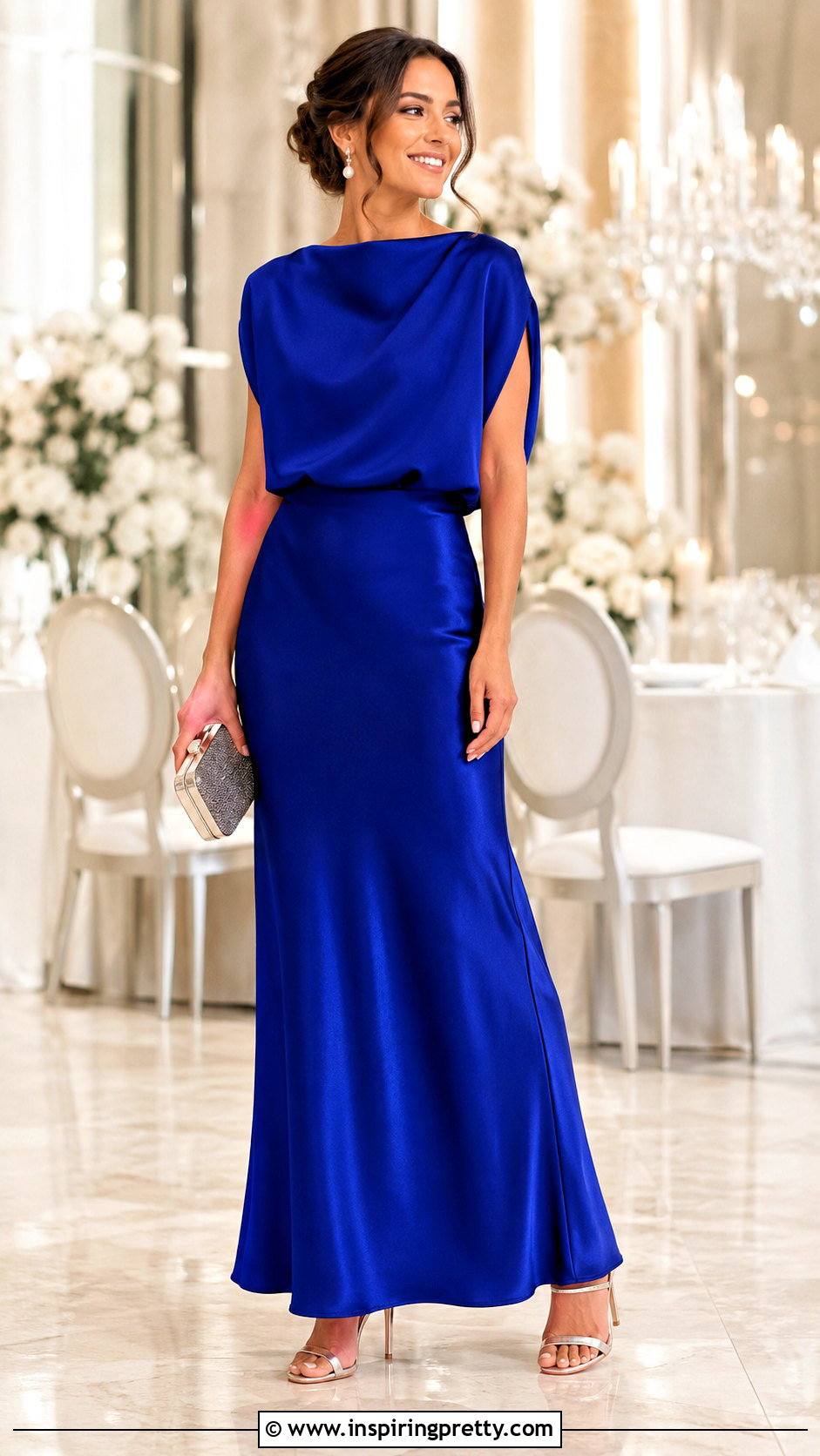 Monochrome Top And Long Skirt Set - 20 long skirt and top party wedding dresses
